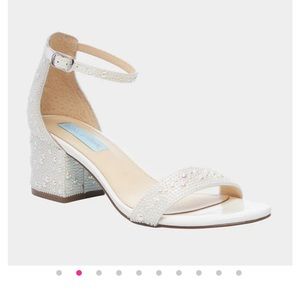 Ivory Embellished Heels